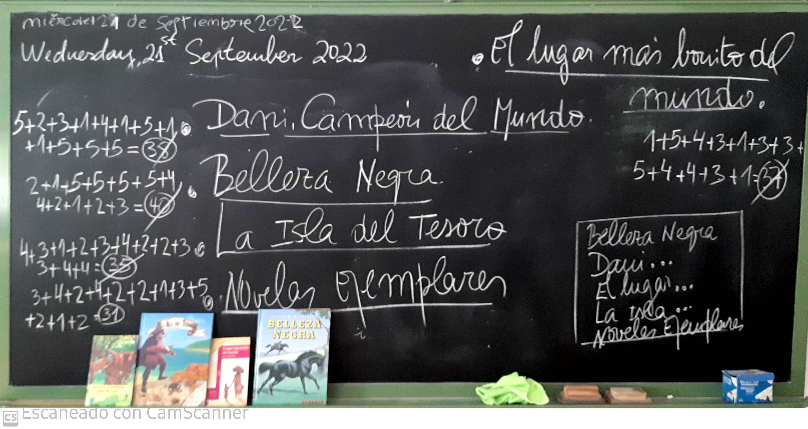 TLD. Elección lecturas grupo clase 5º 6º